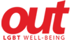 OUT LGBTI Well-Being logo navbar.
